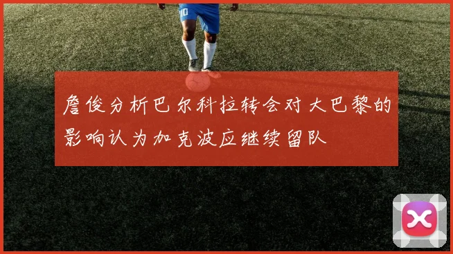 詹俊分析巴尔科拉转会对大巴黎的影响认为加克波应继续留队